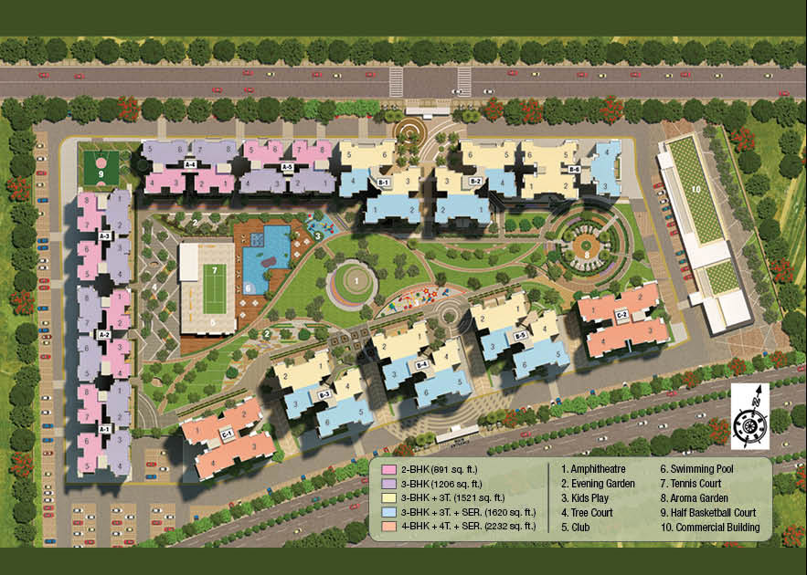 4 bhk  Luxury Apartment available for sale in Cherry County — Master plan