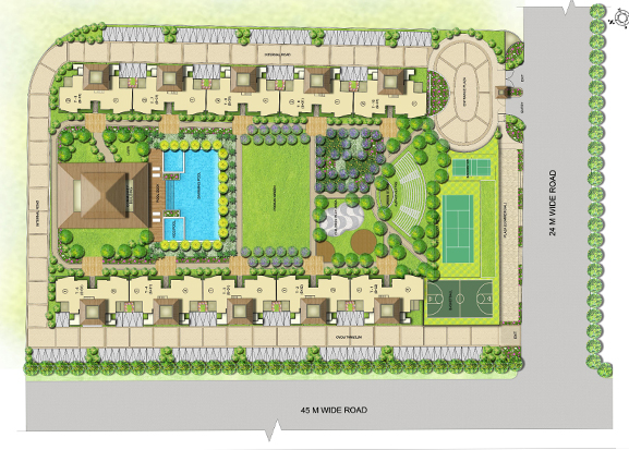 3 bhk Apartment available for sale in ATS Nobility — Master plan