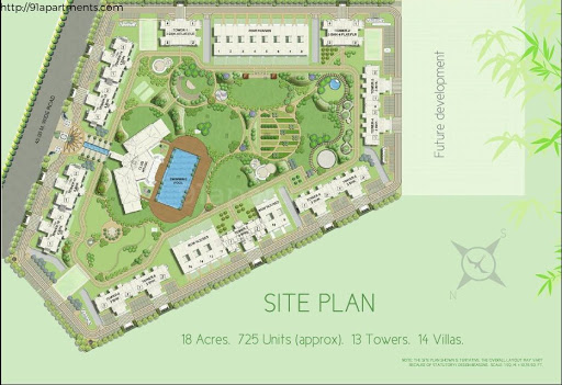3 BHK Apartment available for sale in ATS Pristine in Sector-150 Noida — Master plan